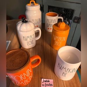 Rae Dunn pumpkin collection!!